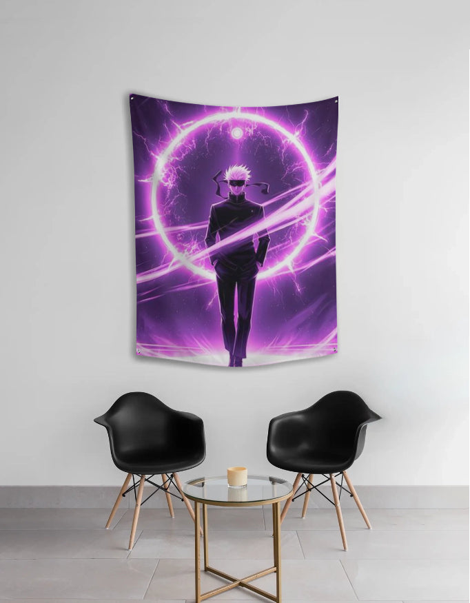 Satoru Gojo Premium Wall Flag (Tapestry)