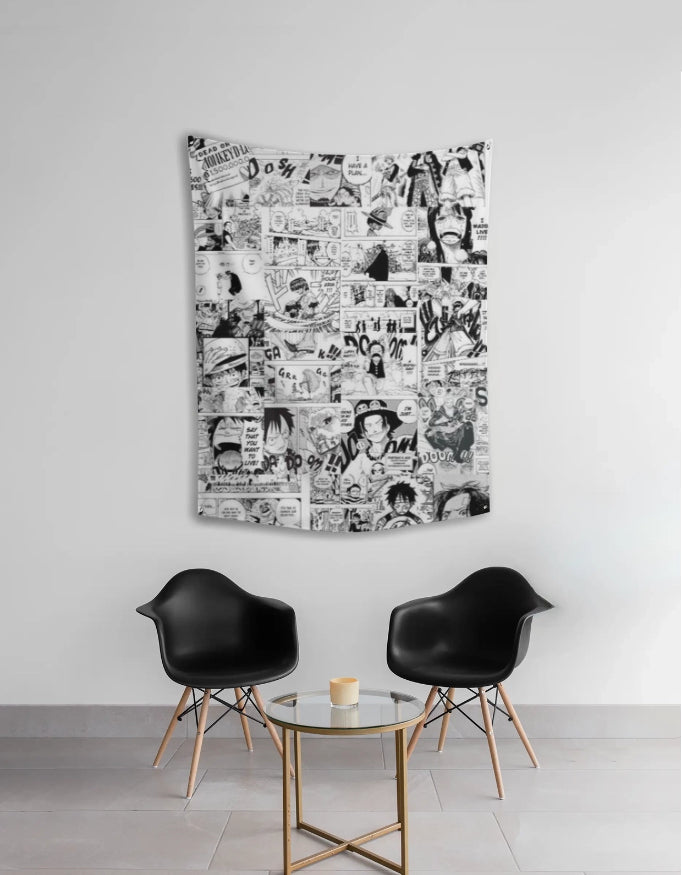 One Piece Manga Premium Wall Flag (Tapestry)