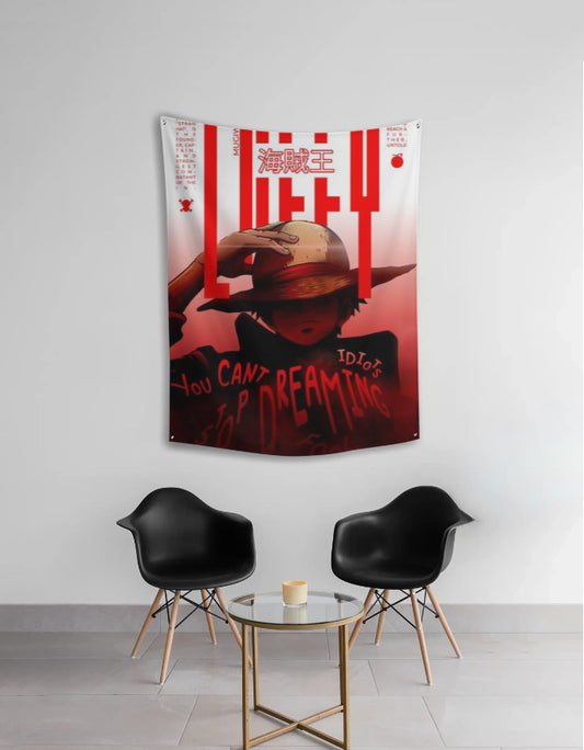 Luffy Premium Wall Flag (Tapestry)