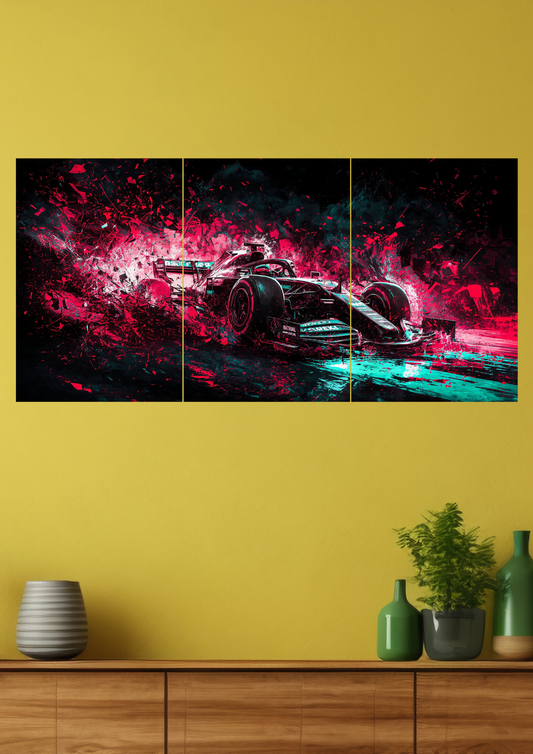 Mercedes-AMG Formula 1 Split Poster