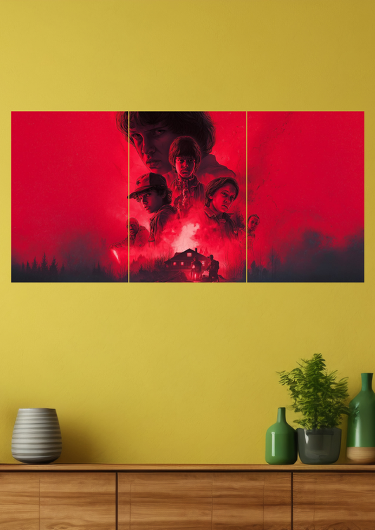 Stranger Things Split Poster
