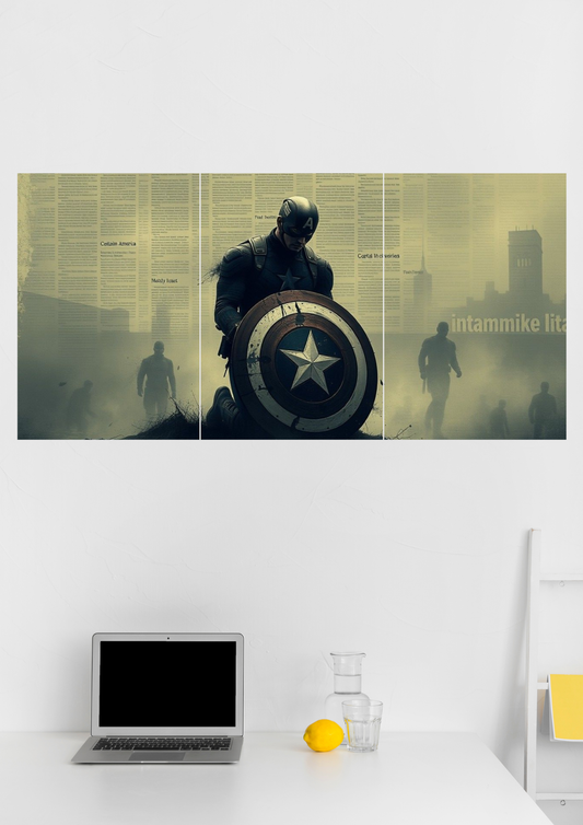 Captain America: The Winter Soldier Split Poster