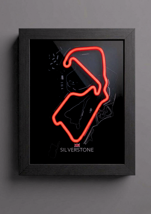Silverstone 3D Printed F1 Circuit Track Frame