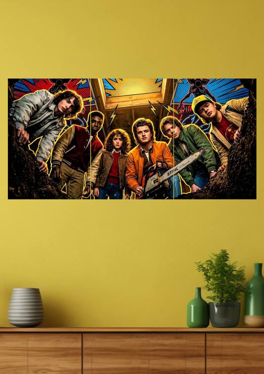 Stranger Things Series Split Poster