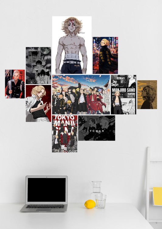 Tokyo Revengers collage set poster