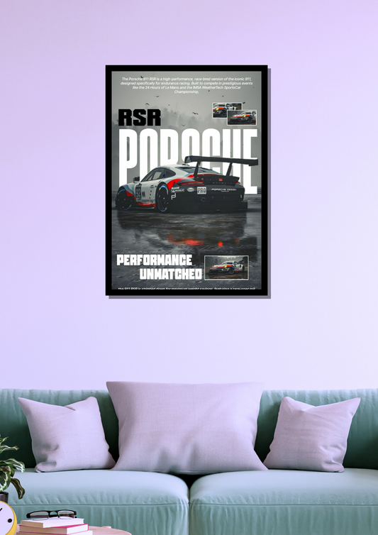 Porsche RSR GT3 Photo Frame