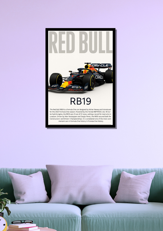 RedBull RB19 F1 Photo Frame