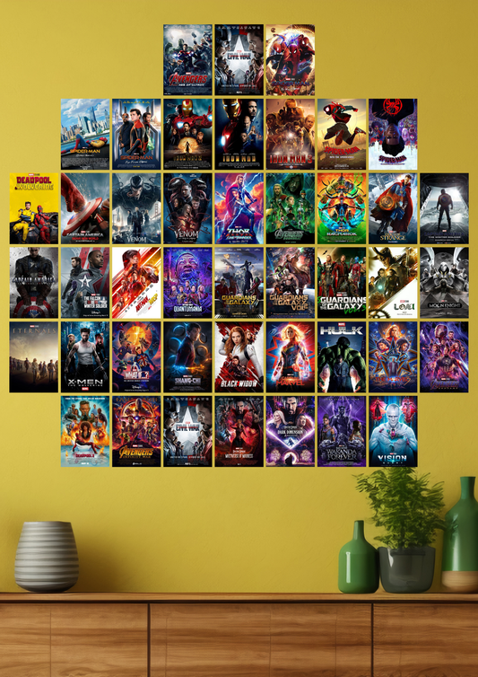 45 Epic MCU collage set