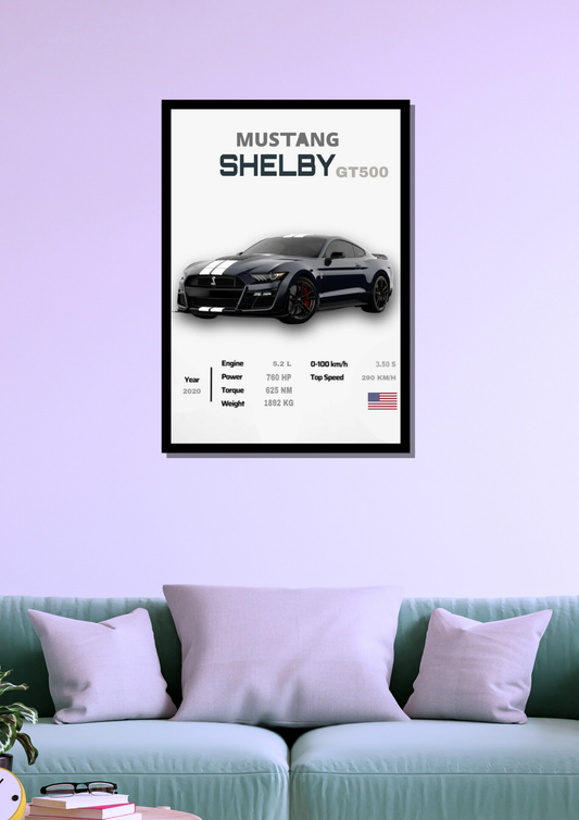 Mustang Shelby Photo Frame