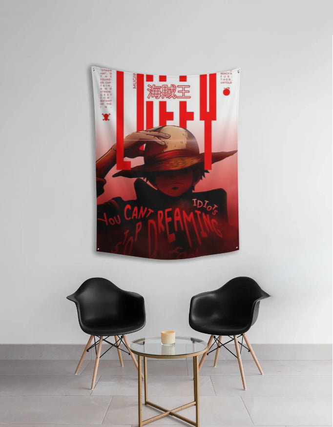 Luffy Premium Wall Flag (Tapestry)