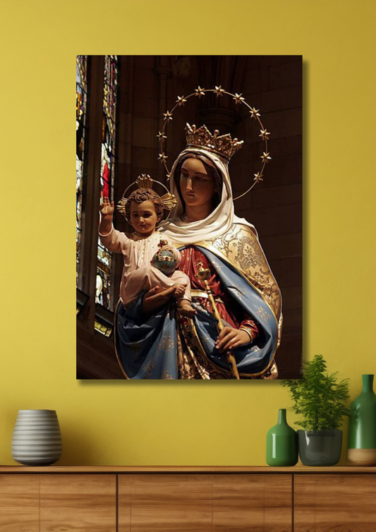 Blessed Virgin Mary Devotional Poster