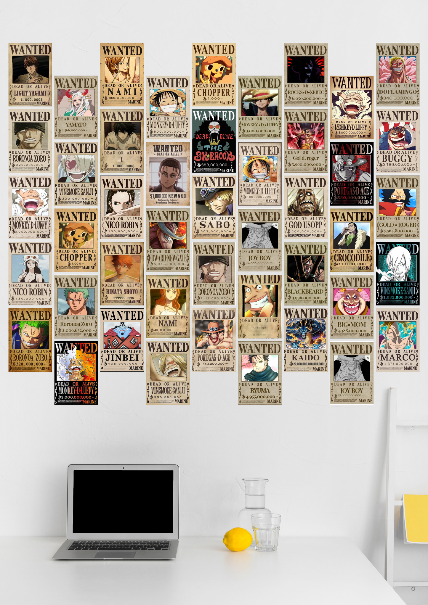 45 Epic Anime collage set poster