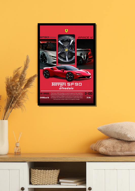 Ferrari SF90 Photo Frame