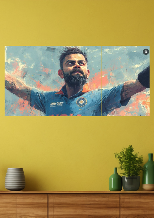 Virat Kohli Split Poster