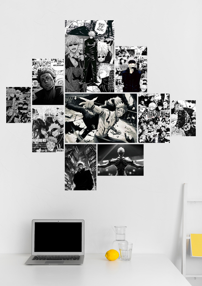 The Jujutsu Kaisen Manga Noir Collage Set poster