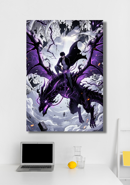 Sung Jin-woo Solo Leveling Anime Poster