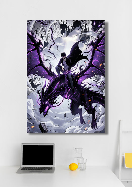 Sung Jin-woo Solo Leveling Anime Poster