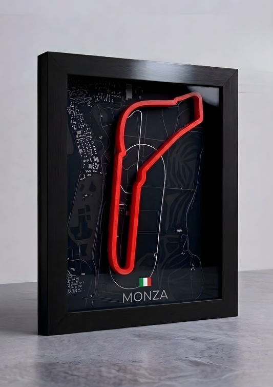 Monza 3D Printed F1 Circuit Track Frame