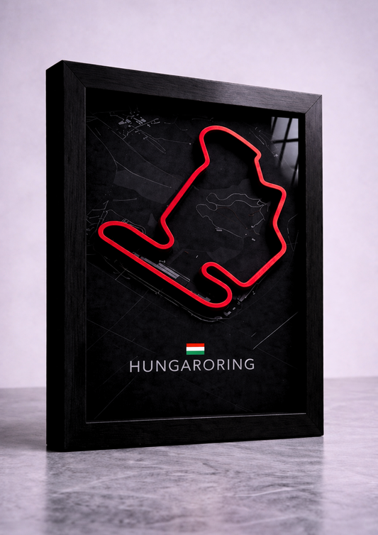 Hungaroring 3D Printed F1 Circuit Track Frame