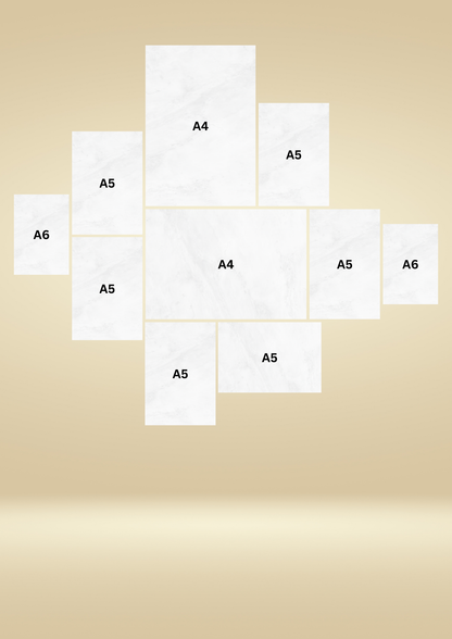 The Jujutsu Kaisen Manga Noir Collage Set poster