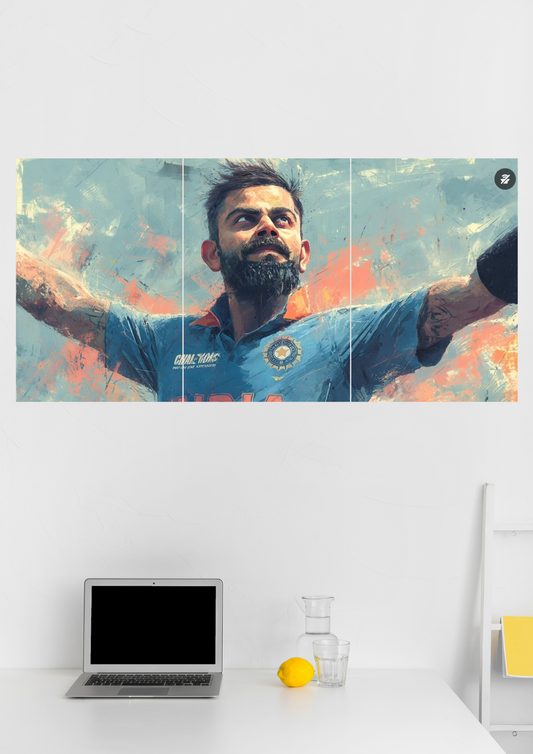 Virat Kohli Split Poster