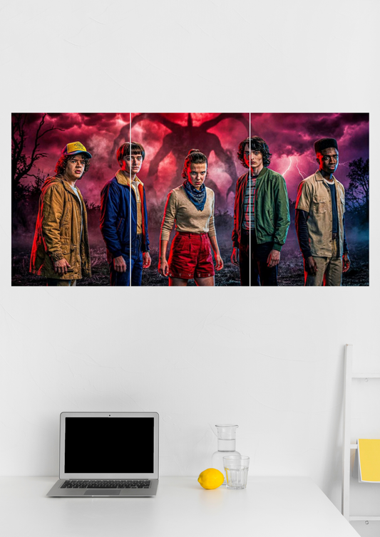 Stranger Things Series Split Poster