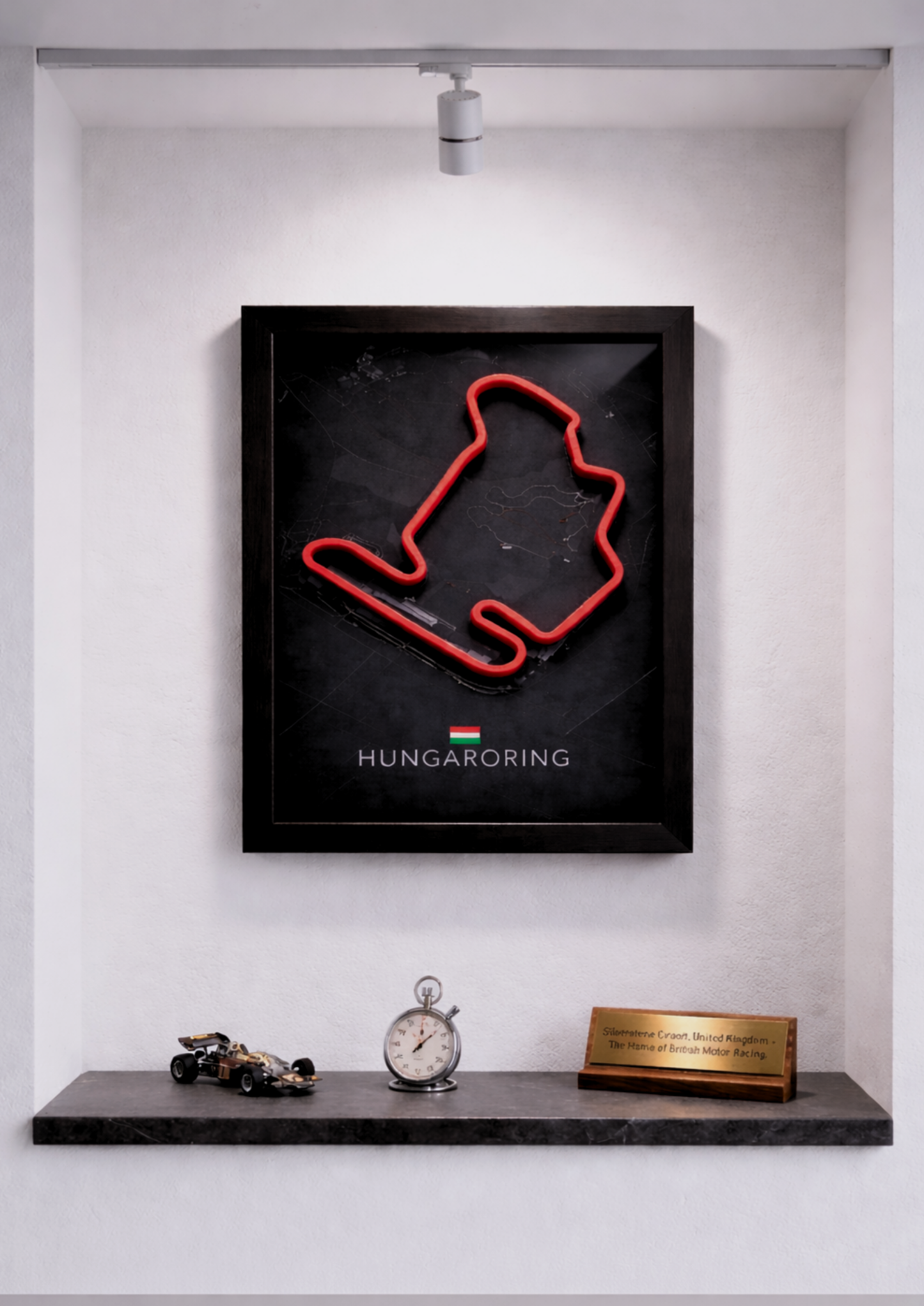 Hungaroring 3D Printed F1 Circuit Track Frame