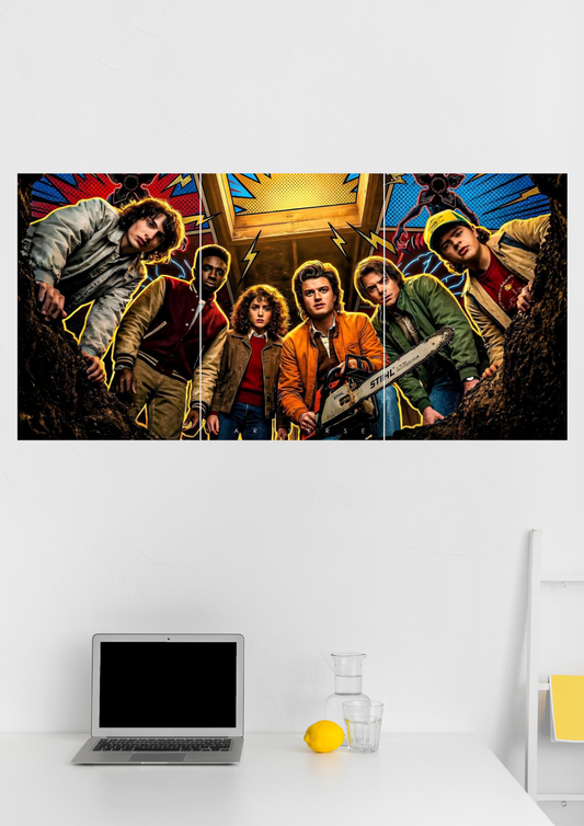Stranger Things Series Split Poster