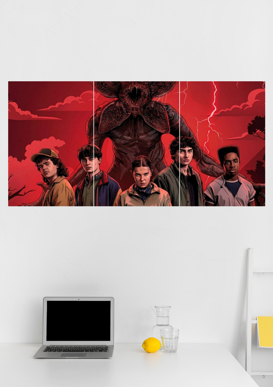 Stranger Things Series Split Poster
