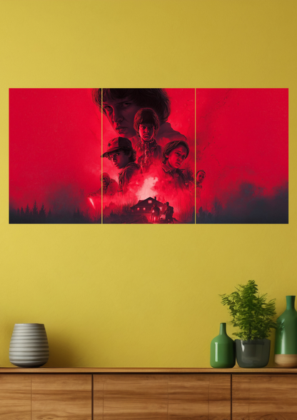Stranger Things Split Poster