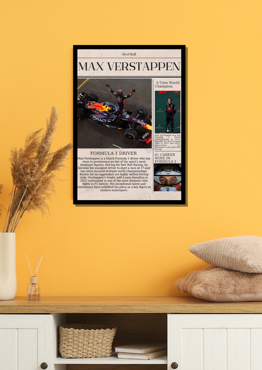 Max Verstappen F1  Photo Frame
