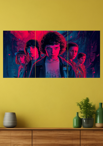 Stranger Things Split Poster