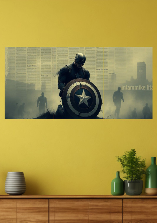 Captain America: The Winter Soldier Split Poster