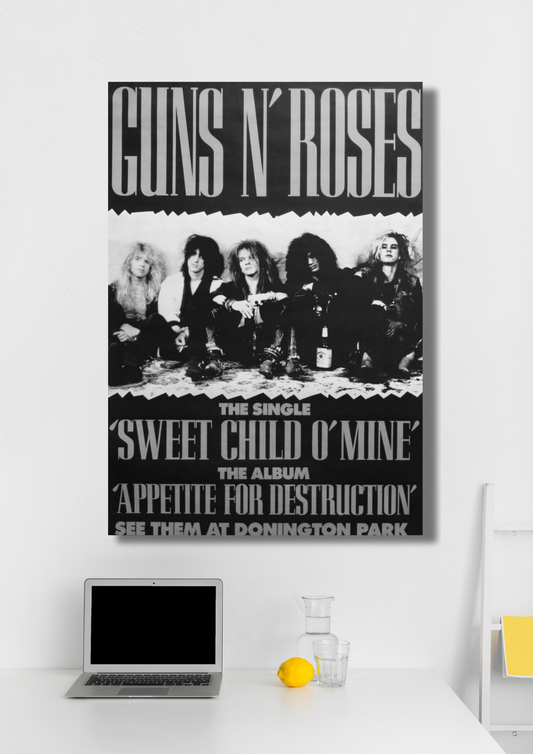 Guns N' Roses music poster