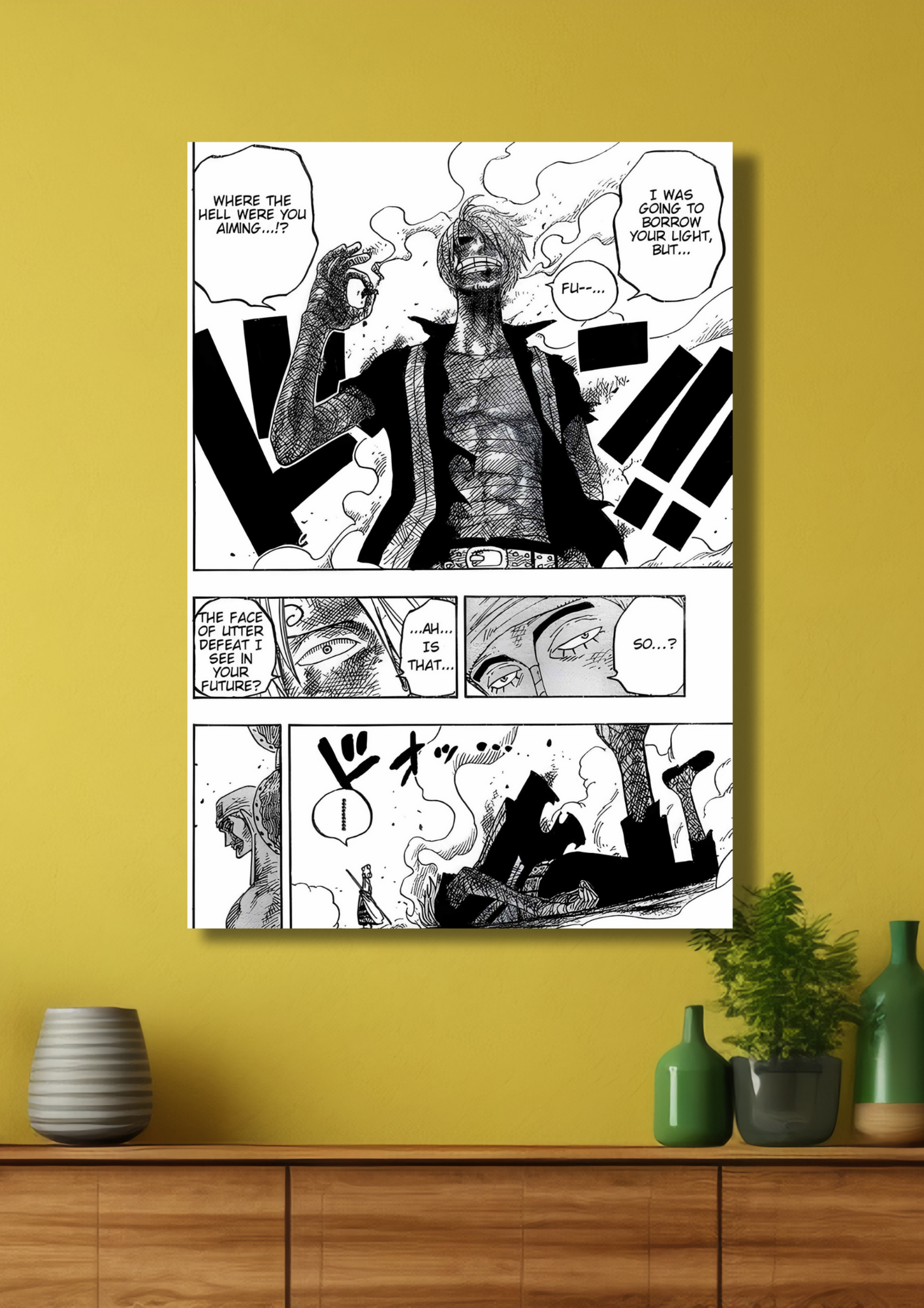 Sanji and Enel One Piece