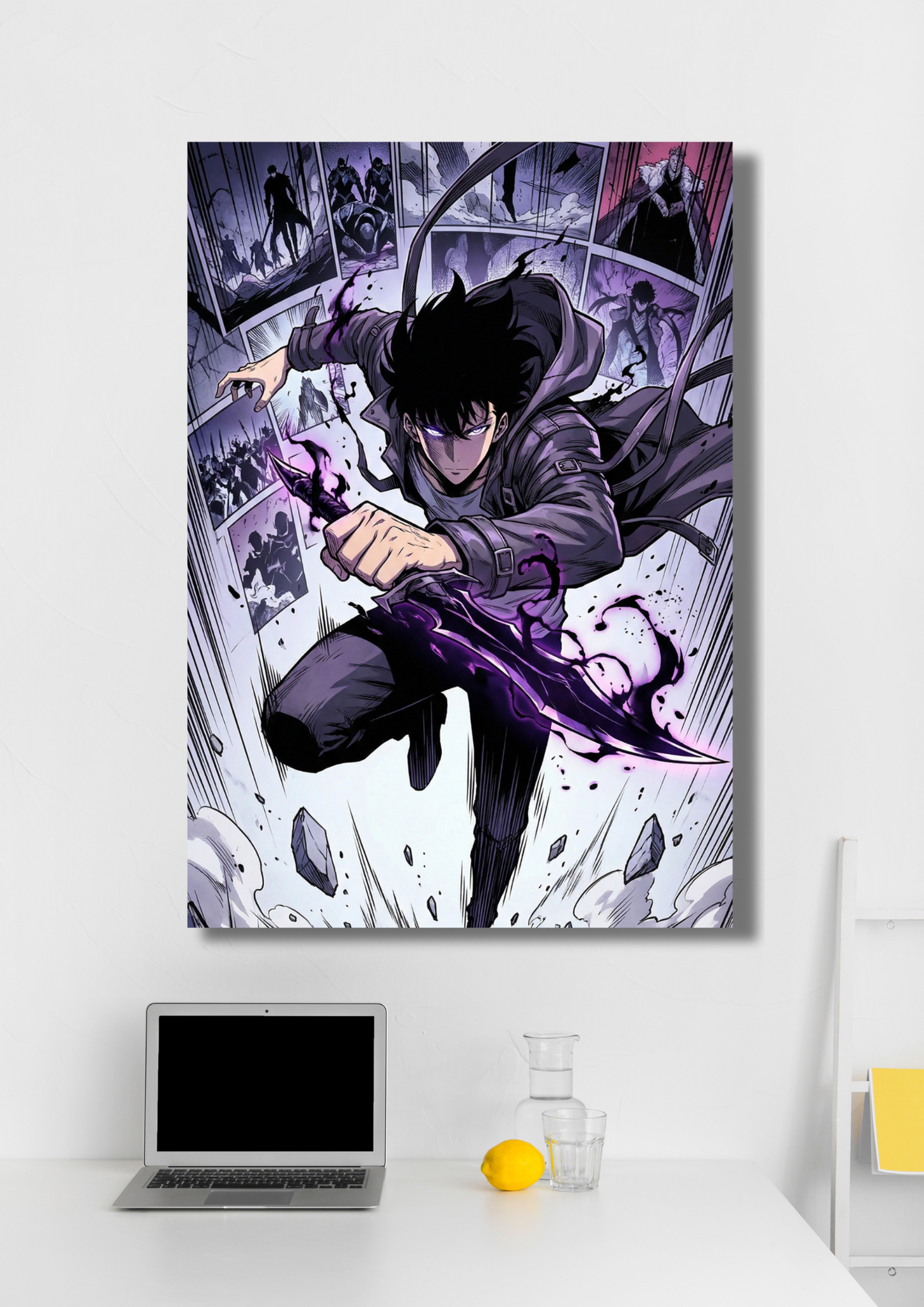 Sung Jin-woo Solo Leveling Anime Poster