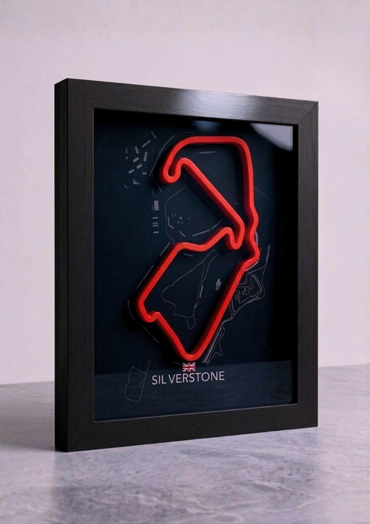 Silverstone 3D Printed F1 Circuit Track Frame
