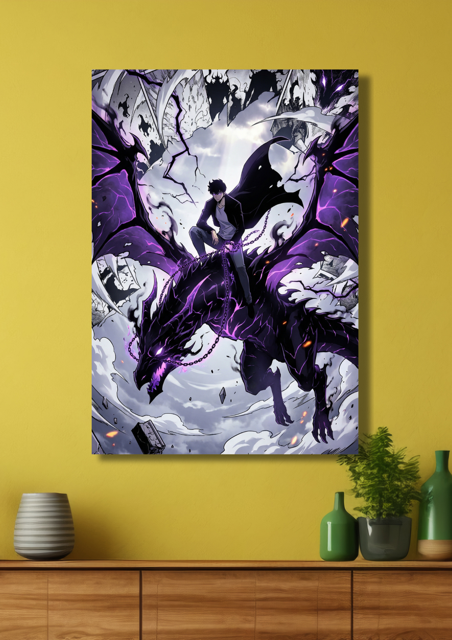 Sung Jin-woo Solo Leveling Anime Poster