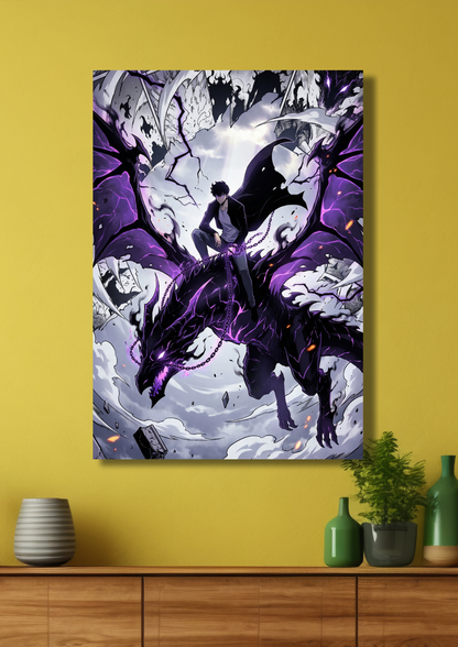 Sung Jin-woo Solo Leveling Anime Poster