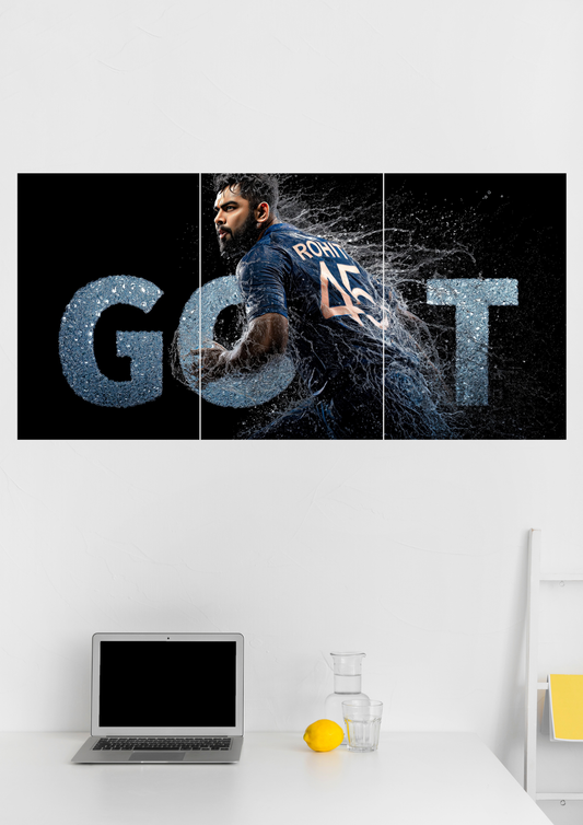 Rohit Sharma Split Poster