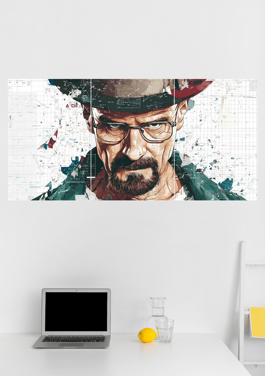 Breaking Bad Series Split Poster
