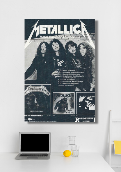Metallica's 1984 "Metal Hammer Tournee"