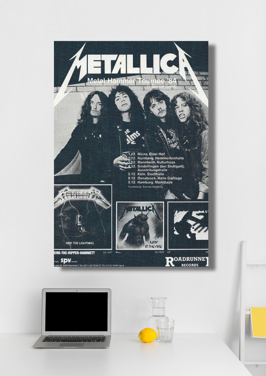 Metallica's 1984 "Metal Hammer Tournee"