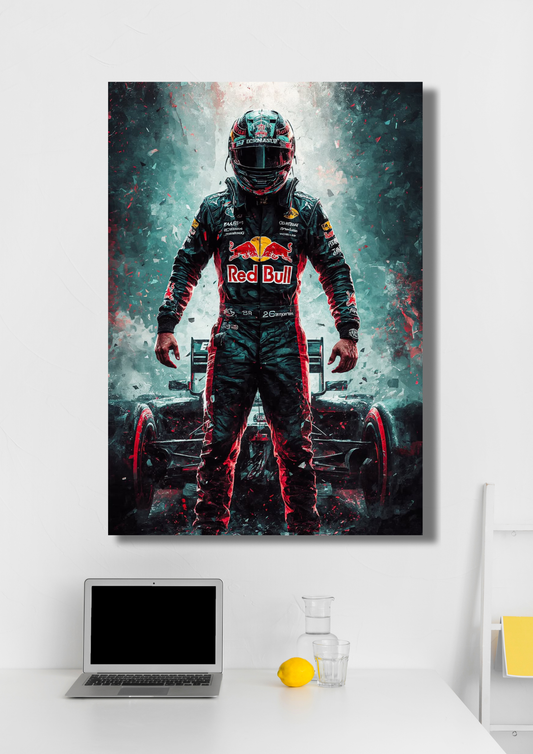 Max Verstappen Red Bull F1 Poster