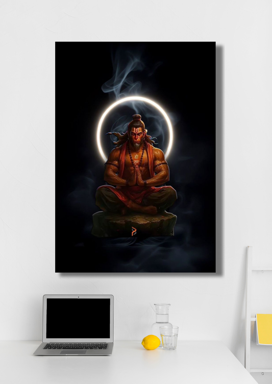 Lord Hanuman Devotional Poster