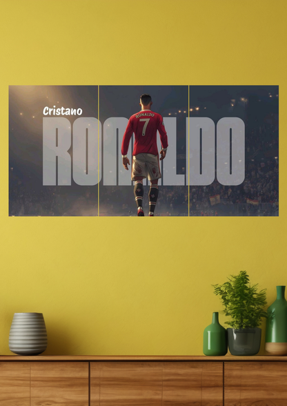 Cristiano Ronaldo CR7 Split Poster