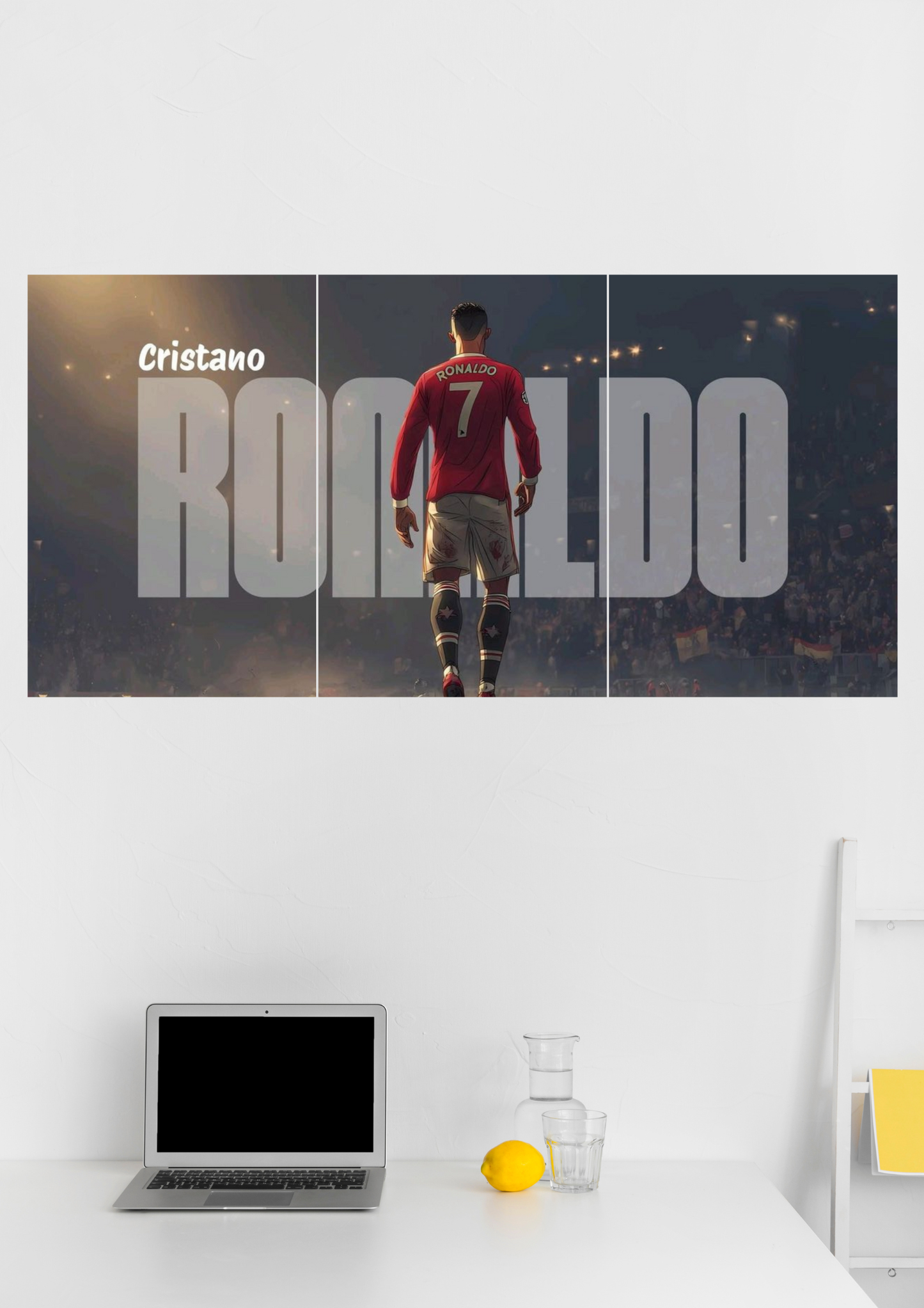 Cristiano Ronaldo CR7 Split Poster