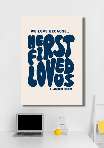 Blue Aesthetic Poster