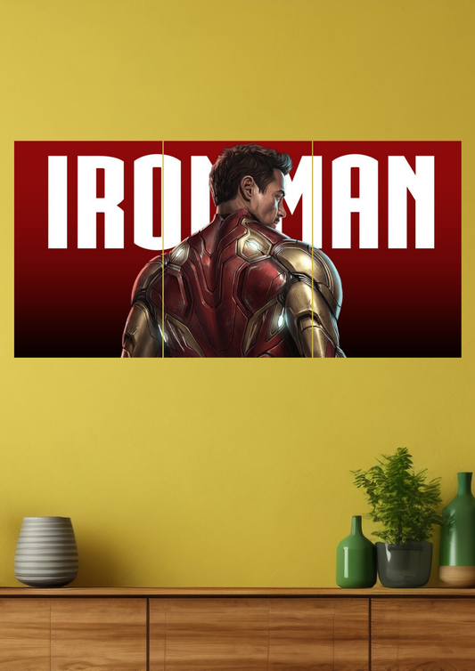 Iron Man (Tony Stark) Split Poster