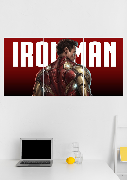 Iron Man (Tony Stark) Split Poster